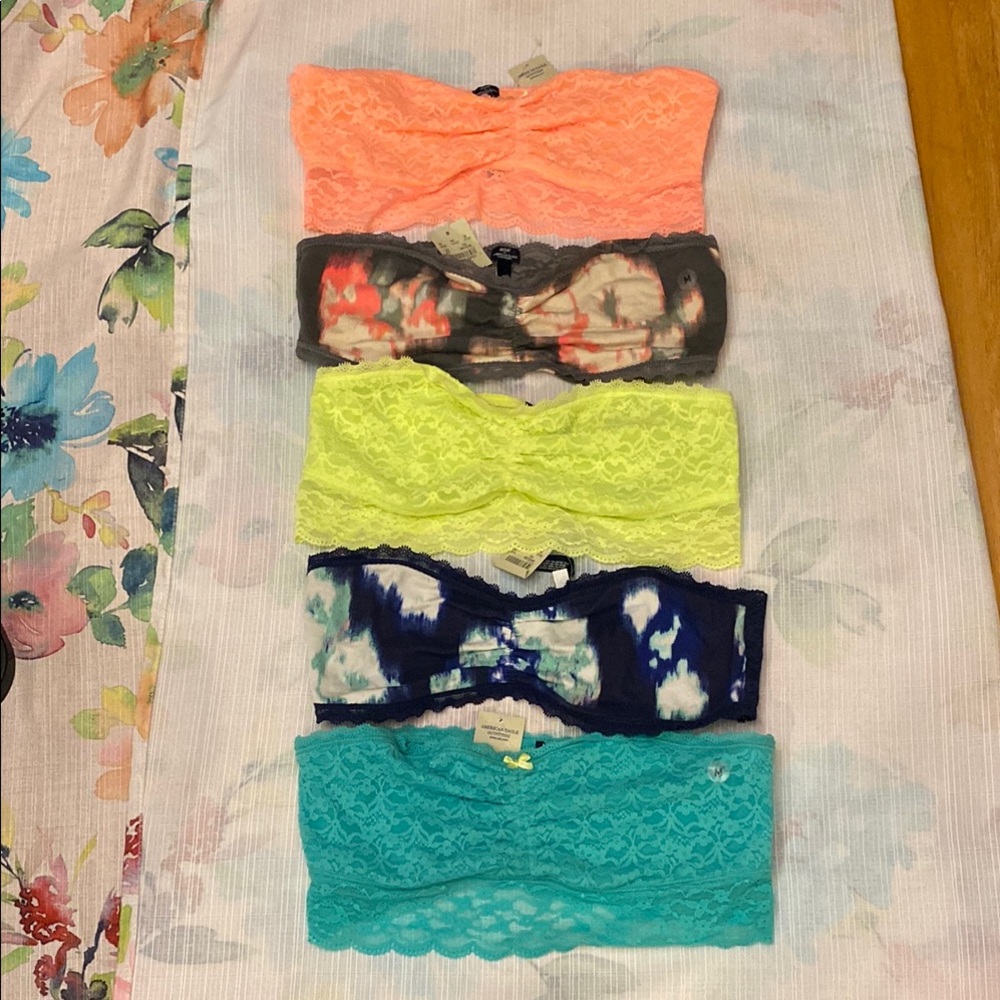 American Eagle Lace Bandeau Set